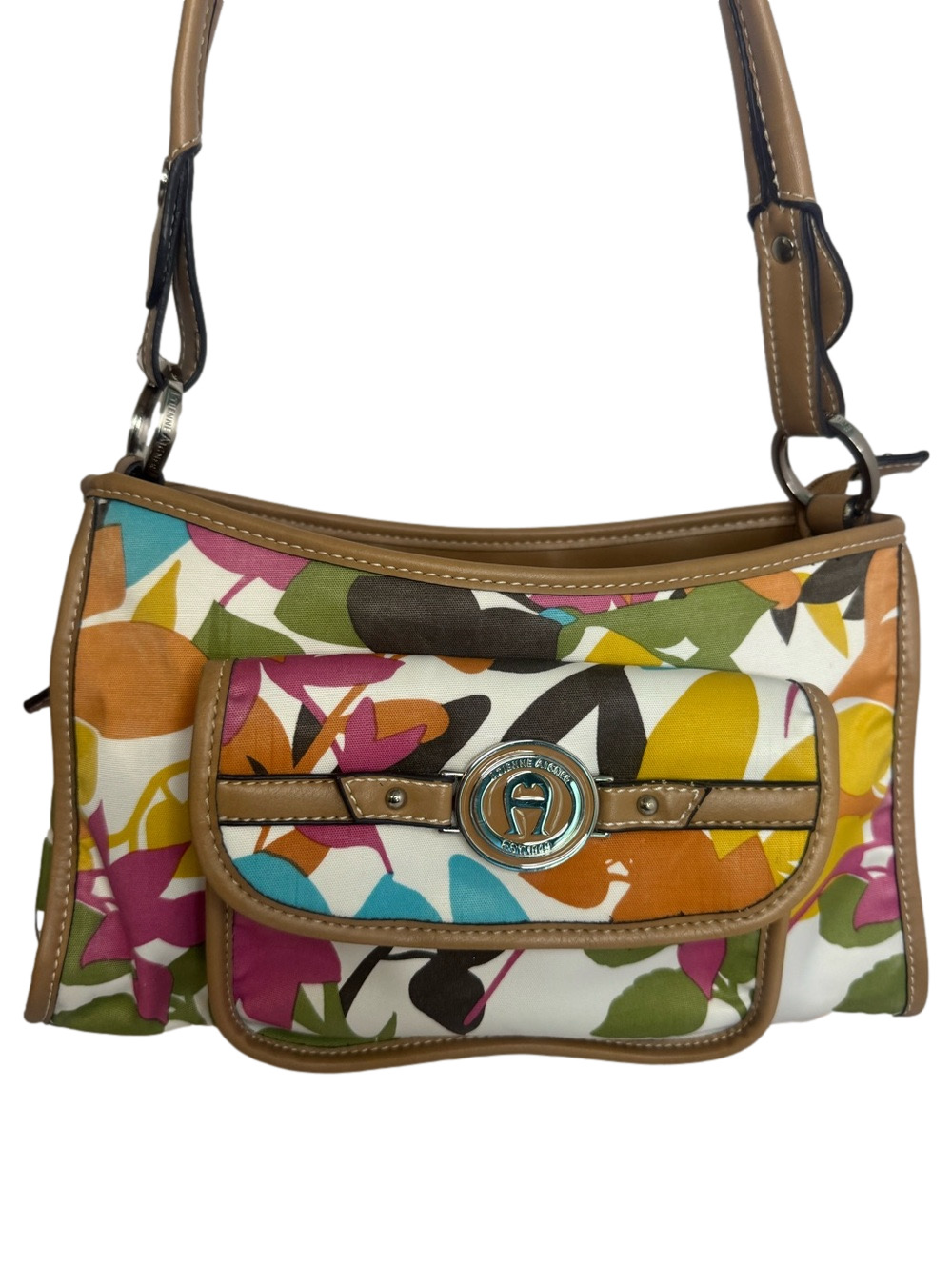 #389 Etienne Aigner Multicolor Shoulder Bag